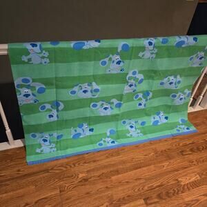 Vintage Viacom Nick Jr Blue Clues Blanket [2001]